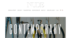 Desktop Screenshot of nudejewellery.co.uk